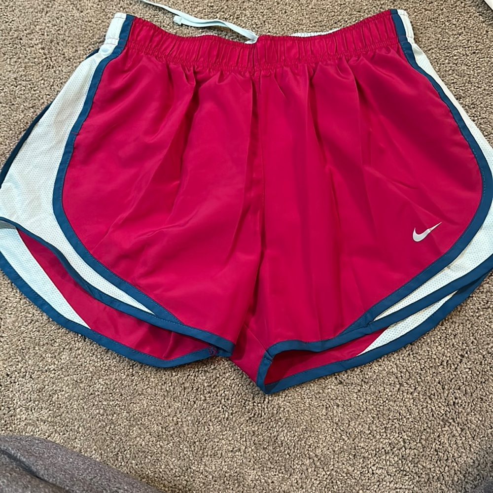 Nike pink shorts size small